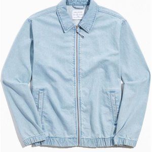 urban outfitters men's jean light blue jacket size small